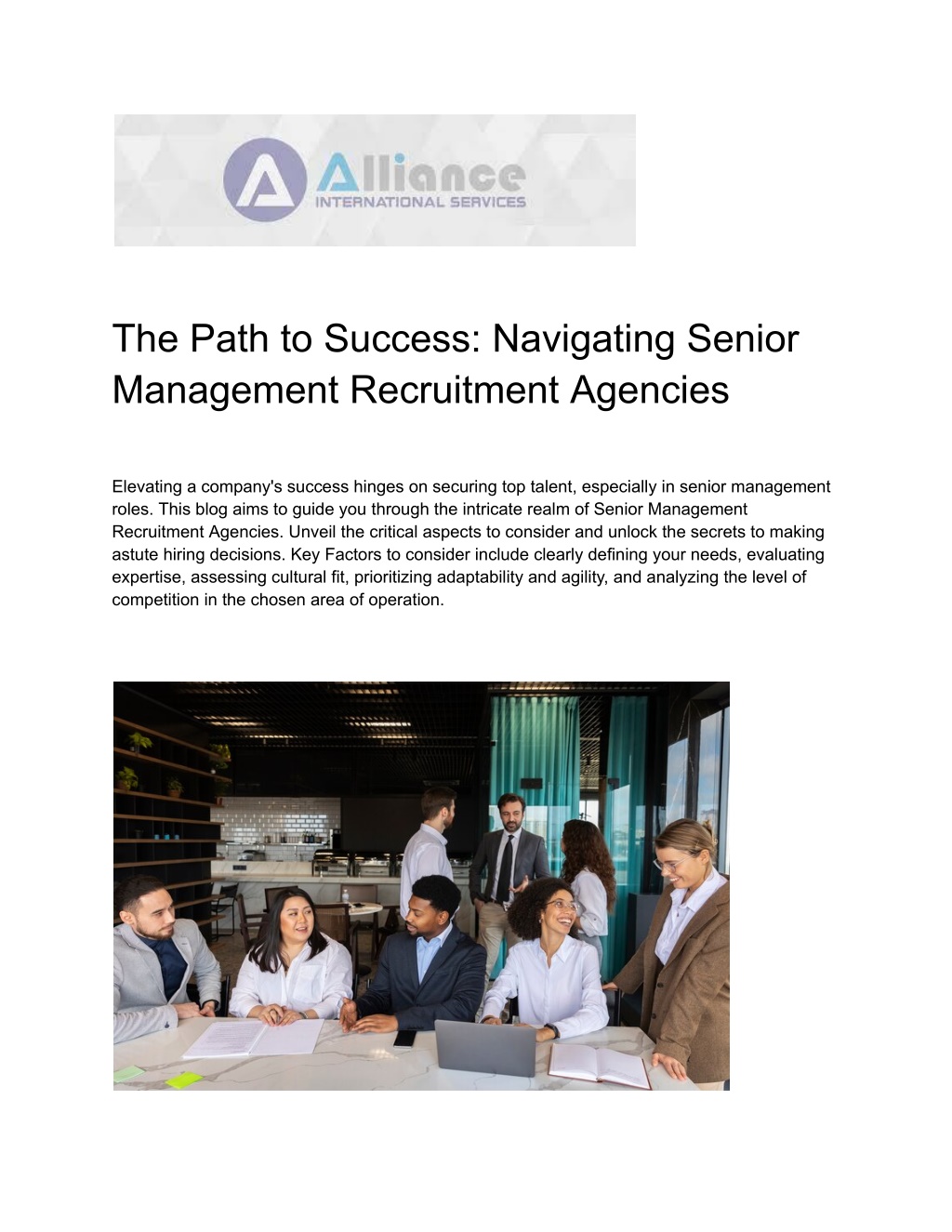 the path to success navigating senior management l.w
