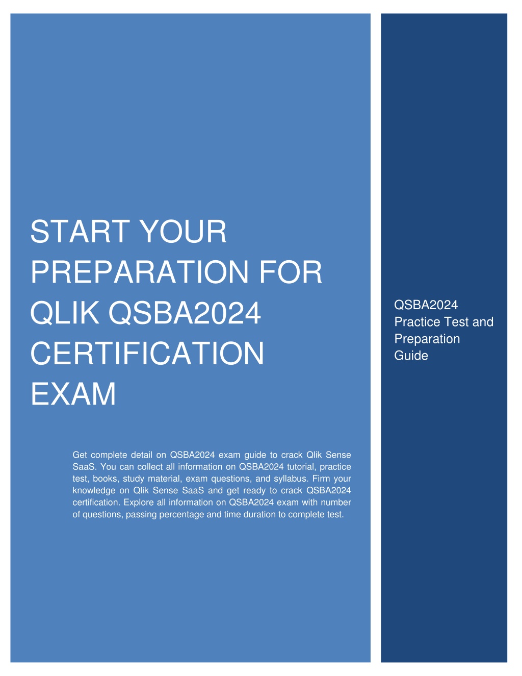 start your preparation for qlik qsba2024 l.w