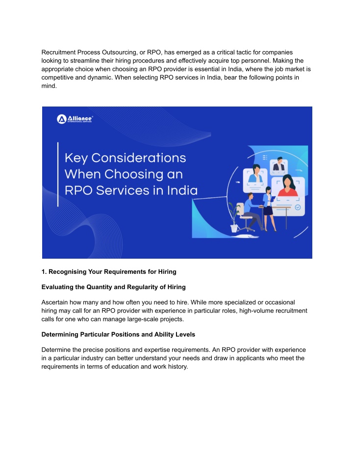 recruitment process outsourcing n.w