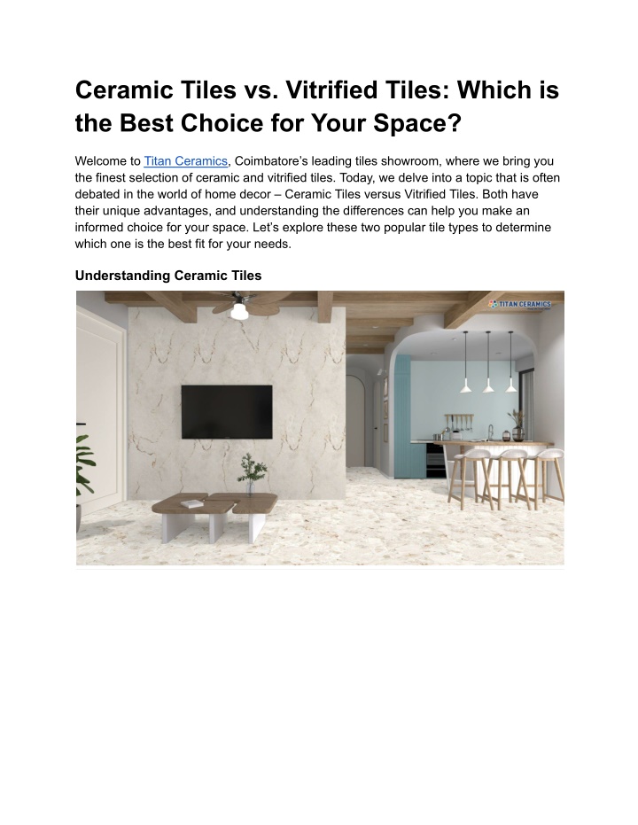 ceramic tiles vs vitrified tiles which n.w