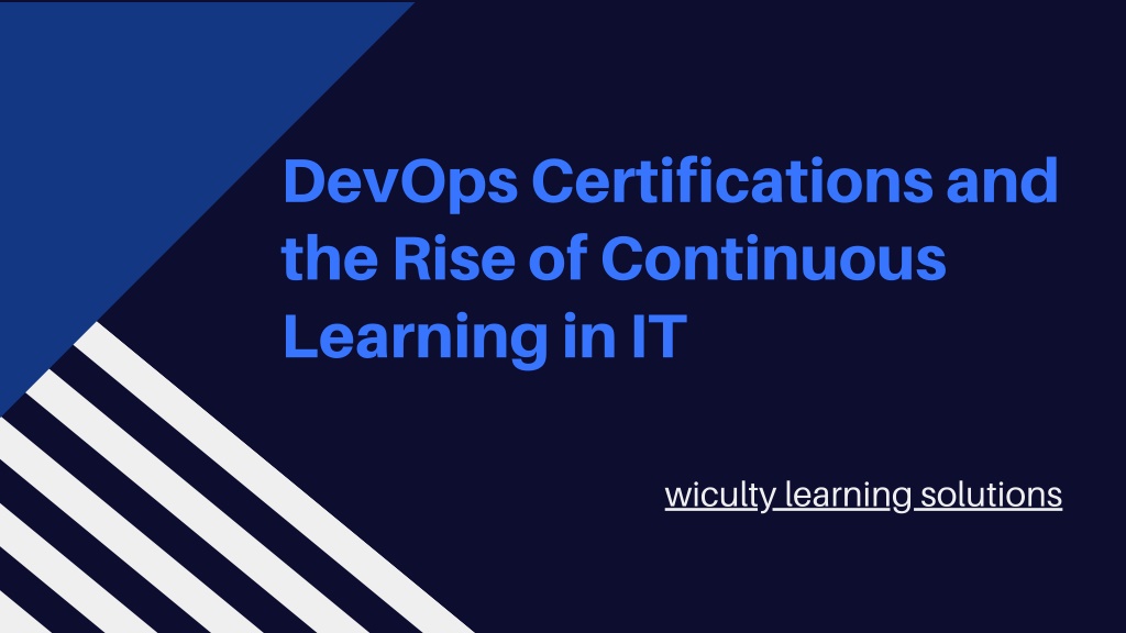 devops certifications and the rise of continuous l.w