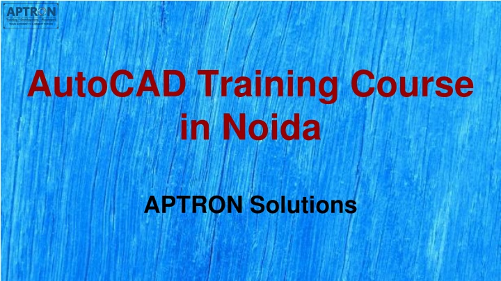 AutoCAD Training in