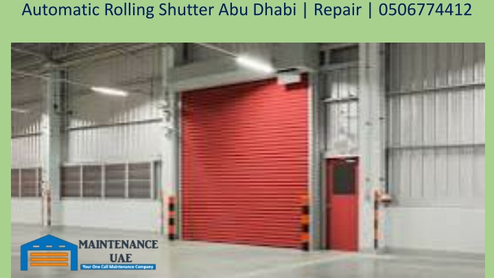 AUTOMATIC ROLLING SHUTTER ABU DHABI