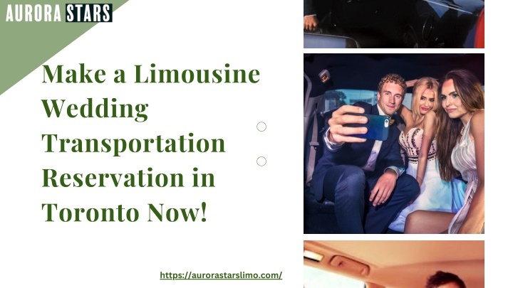 make a limousine wedding transportation n.w