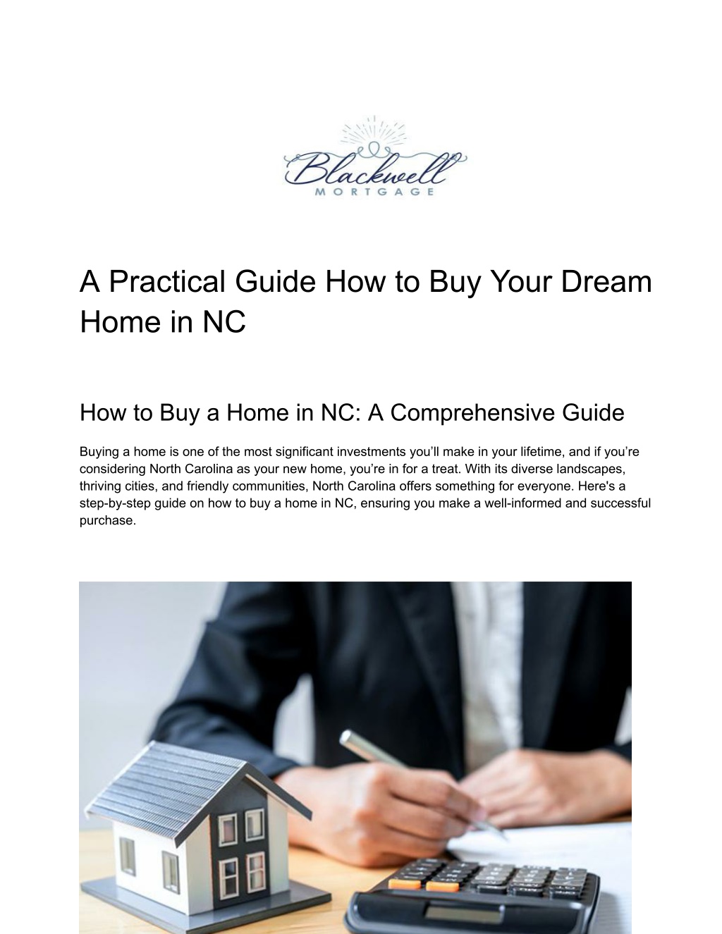 a practical guide how to buy your dream home in nc l.w