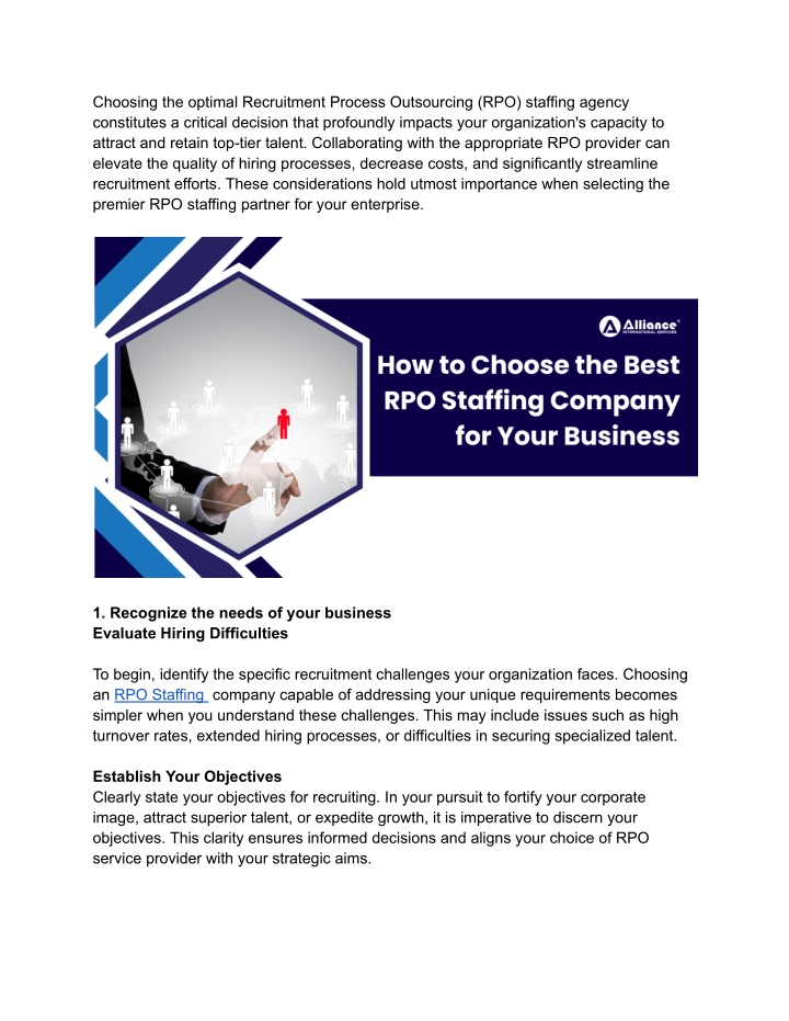 choosing the optimal recruitment process n.w