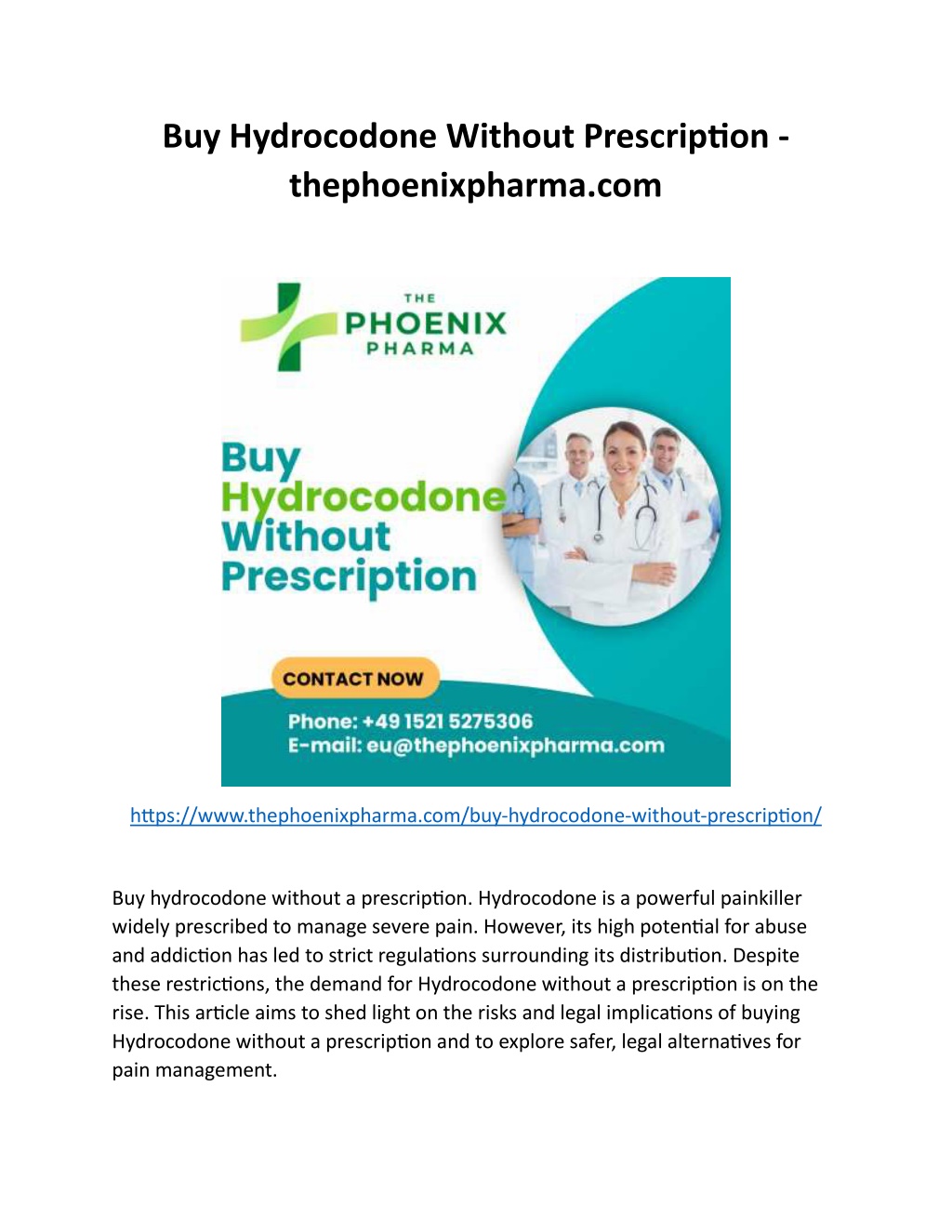 buy hydrocodone without prescription l.w