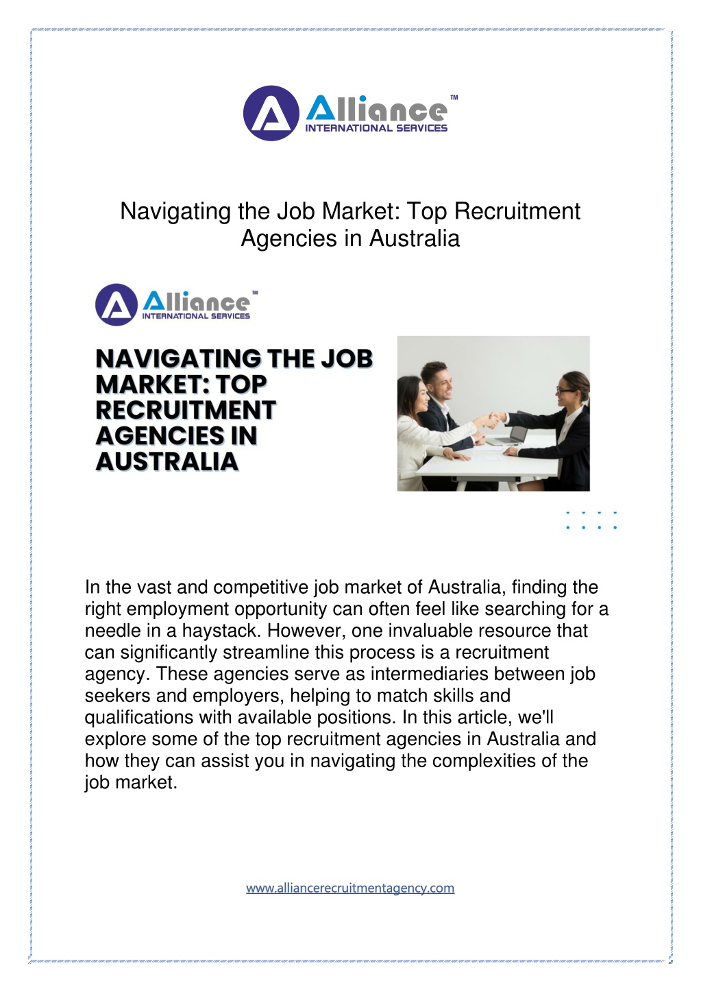 navigating the job market top recruitment l.w