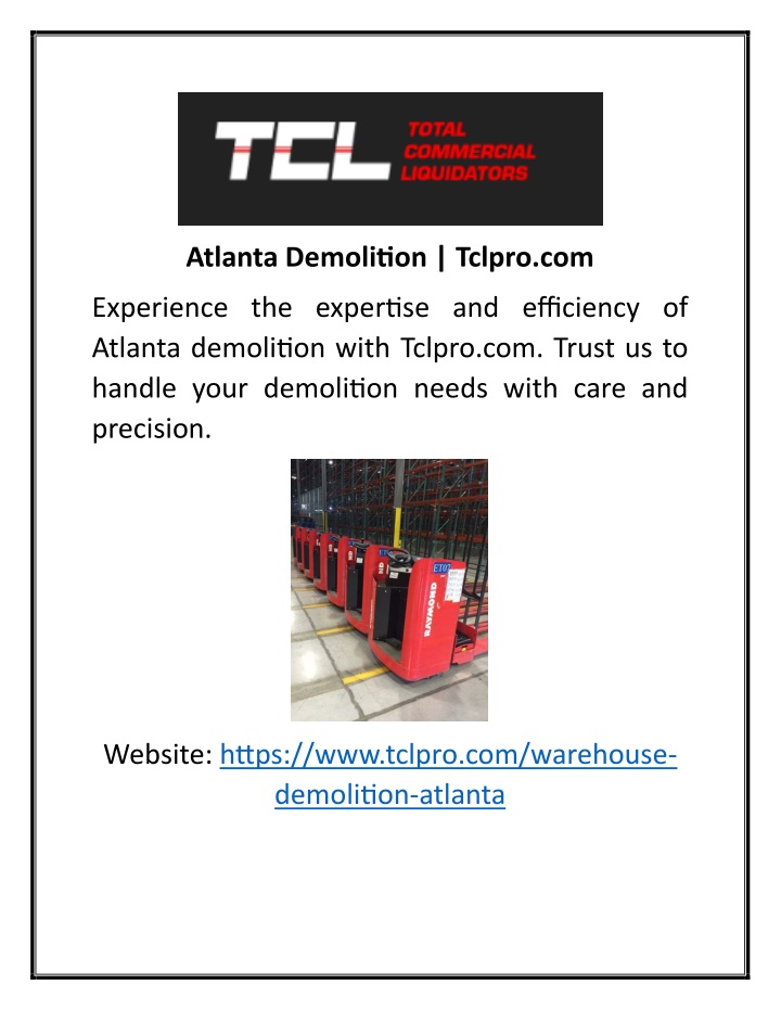 atlanta demolition tclpro com n.w