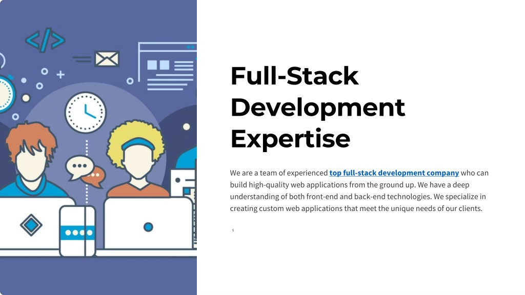 full stack development expertise l.w
