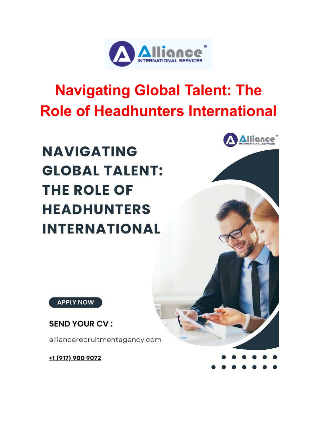 navigating global talent the role of headhunters l.w