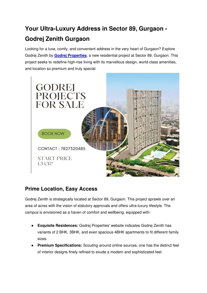 your ultra luxury address in sector 89 gurgaon n.w