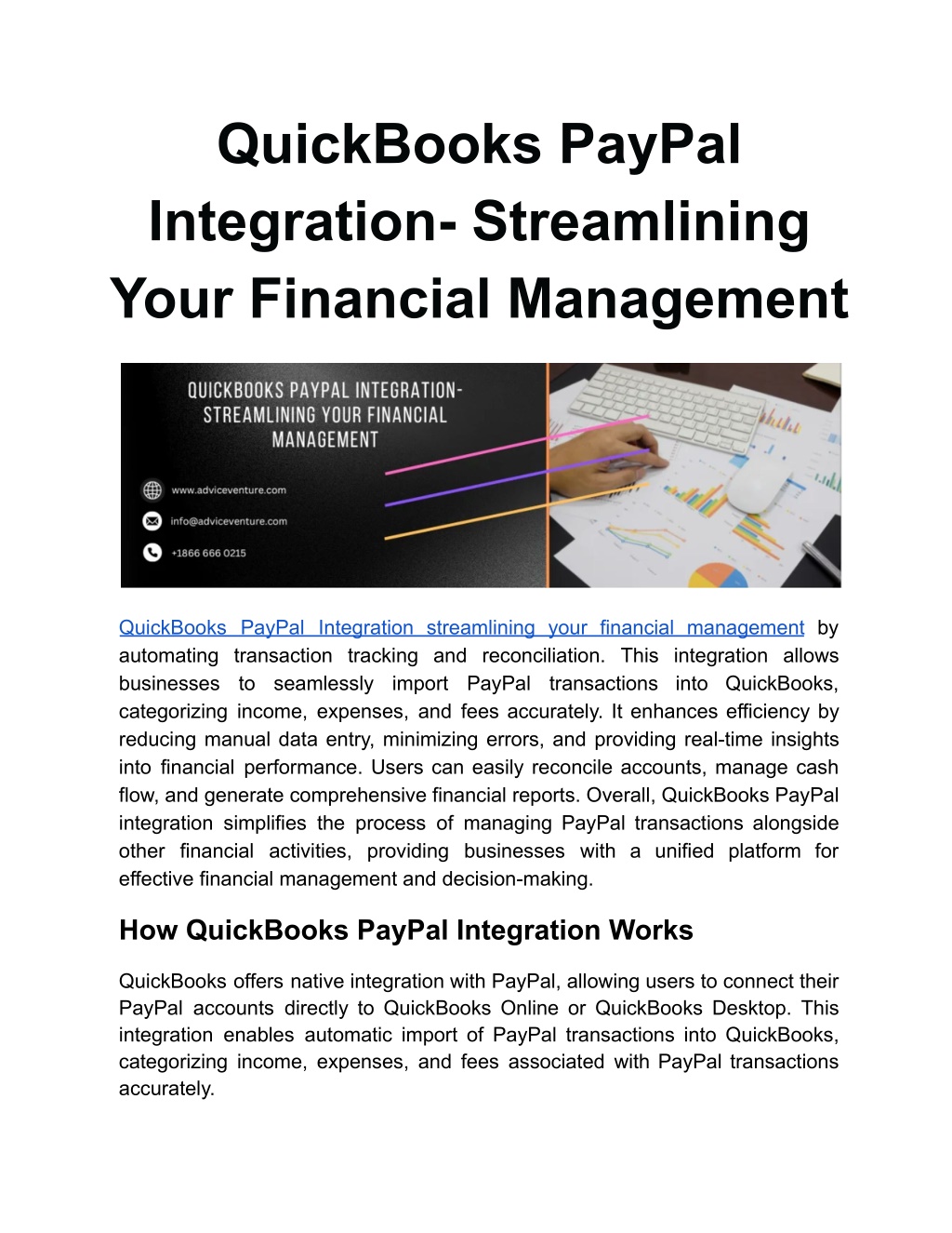 quickbooks paypal integration streamlining your l.w