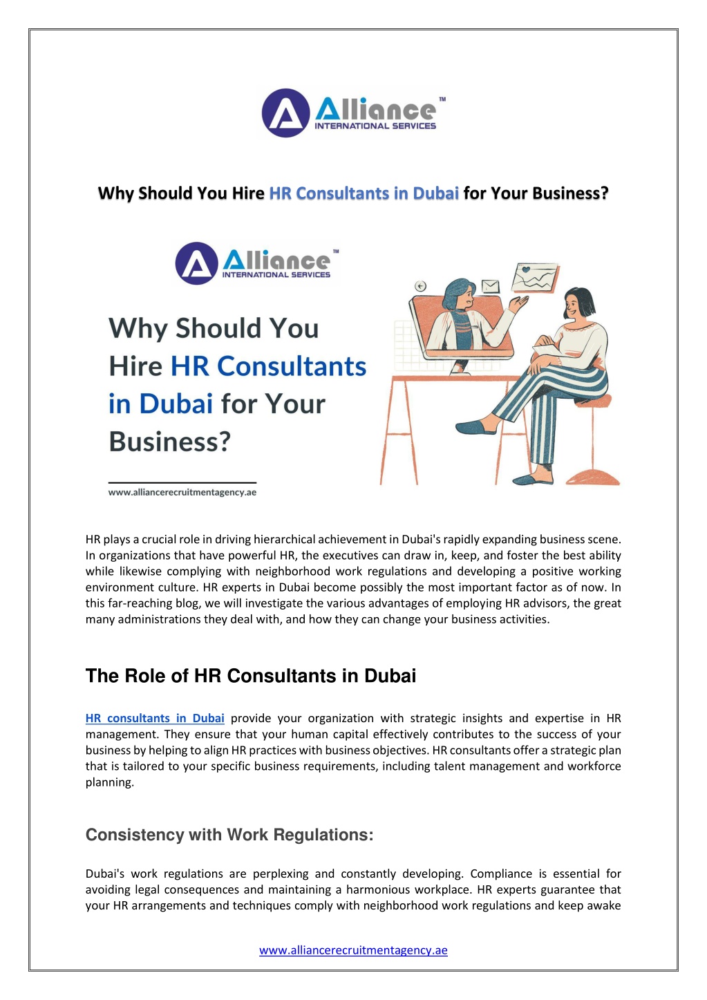 why should you hire hr consultants in dubai l.w