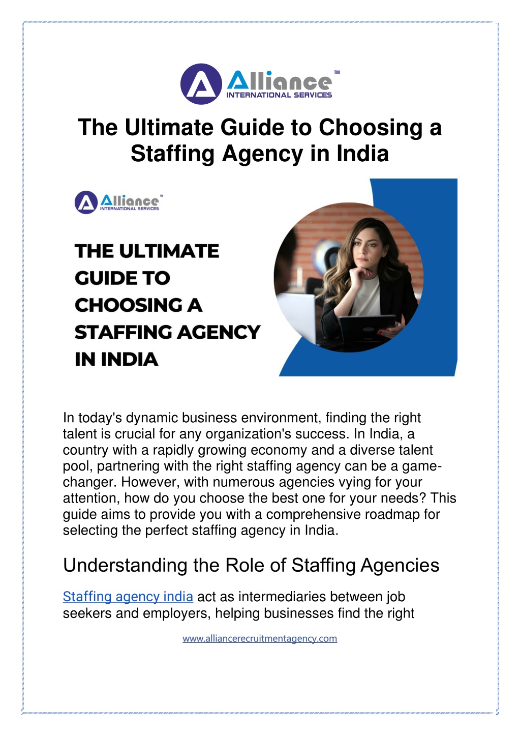 the ultimate guide to choosing a staffing agency l.w