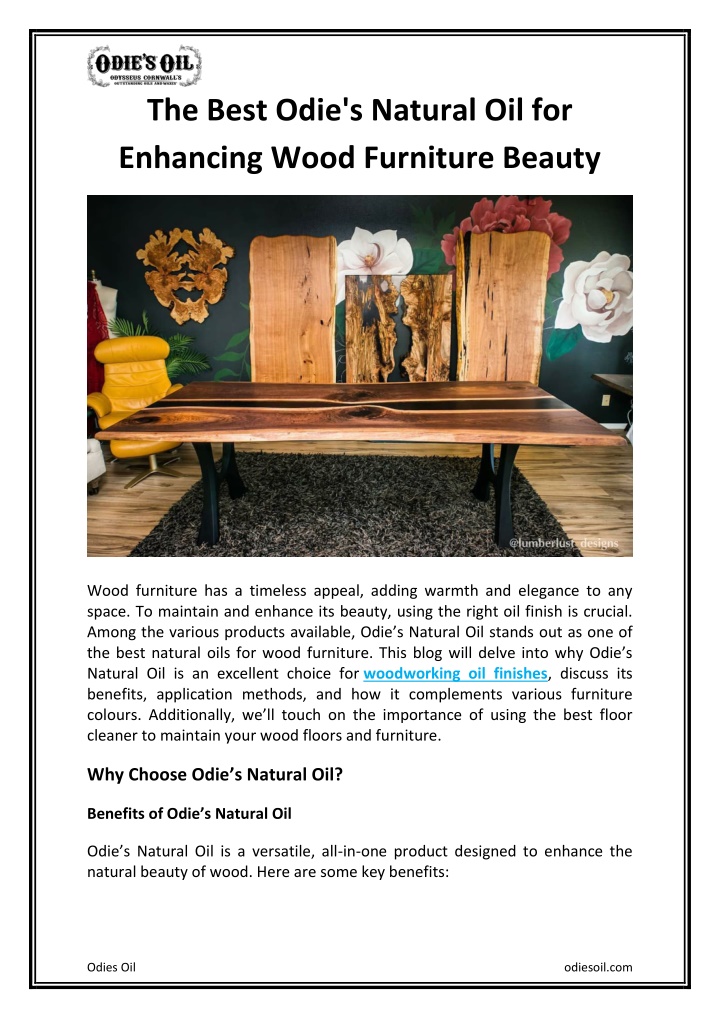 the best odie s natural oil for enhancing wood n.w