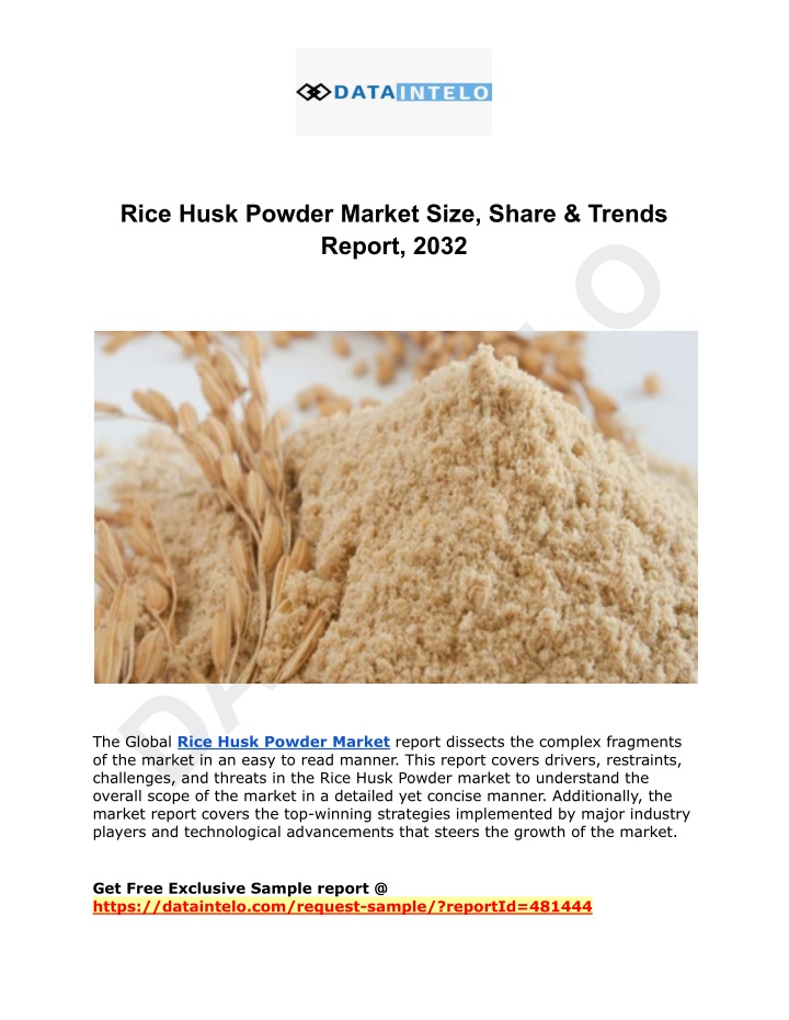 rice husk powder market size share trends report n.w