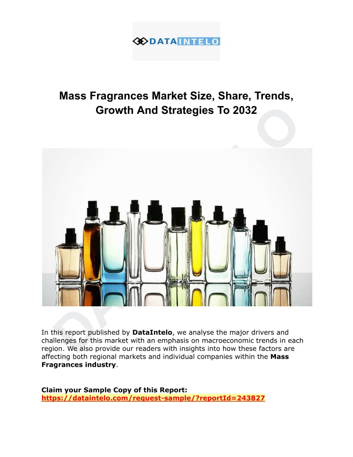 mass fragrances market size share trends growth n.w