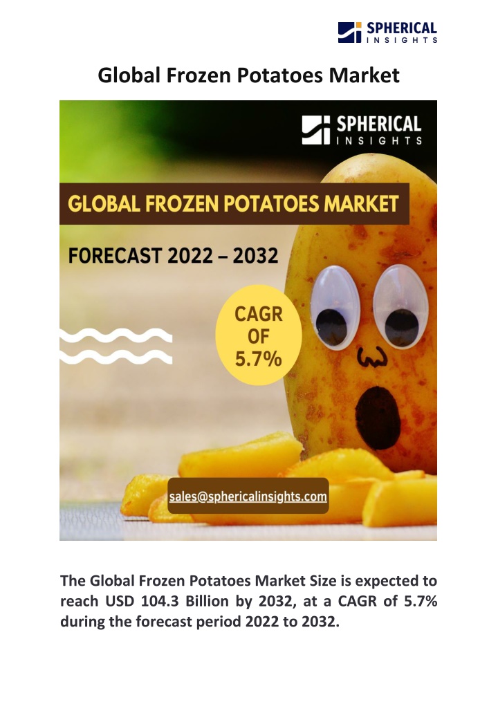 global frozen potatoes market n.w