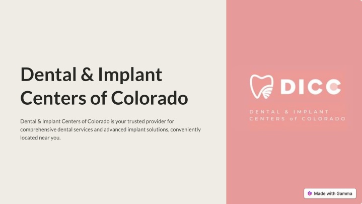 dental implant centers of colorado n.w