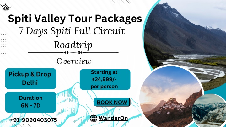 spiti valley tour packages n.w