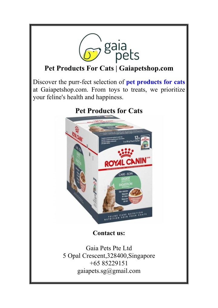 pet products for cats gaiapetshop com n.w