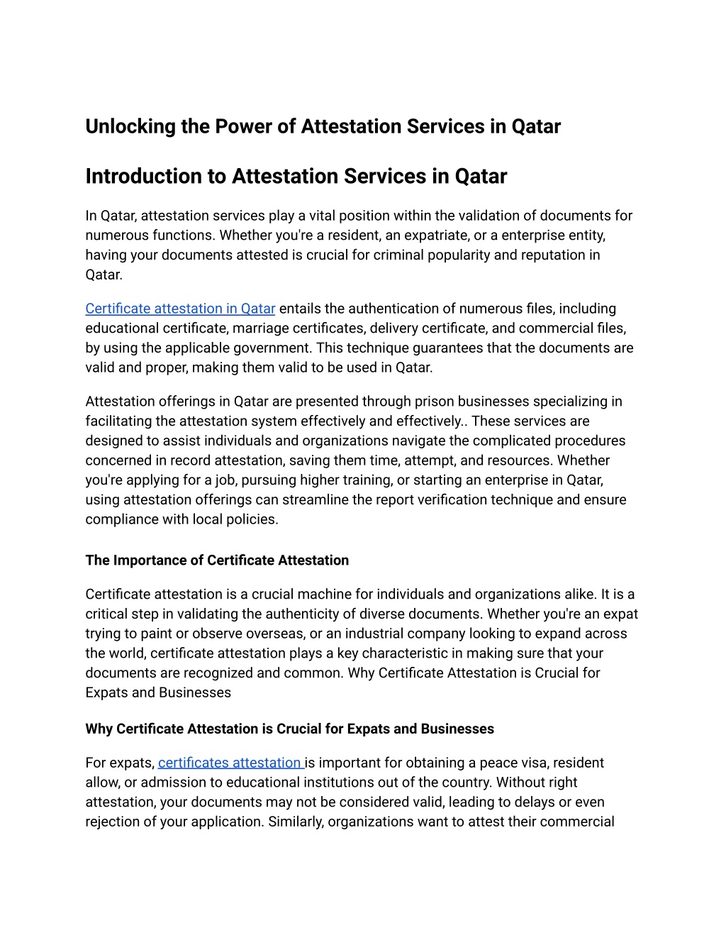 unlocking the power of attestation services l.w