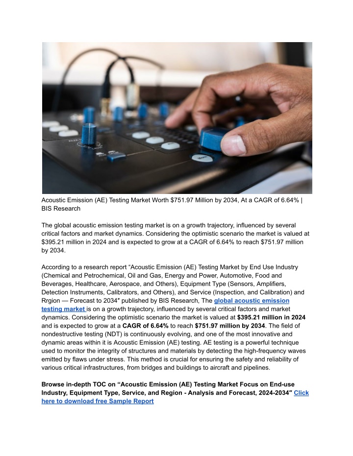 acoustic emission ae testing market worth n.w