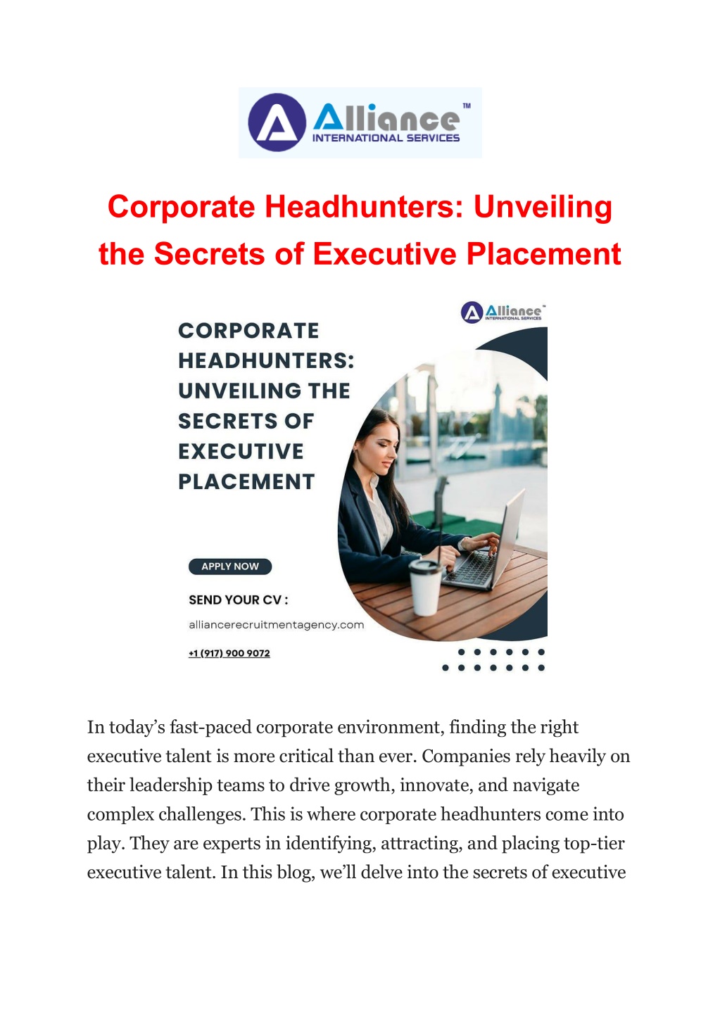 corporate headhunters unveiling the secrets l.w
