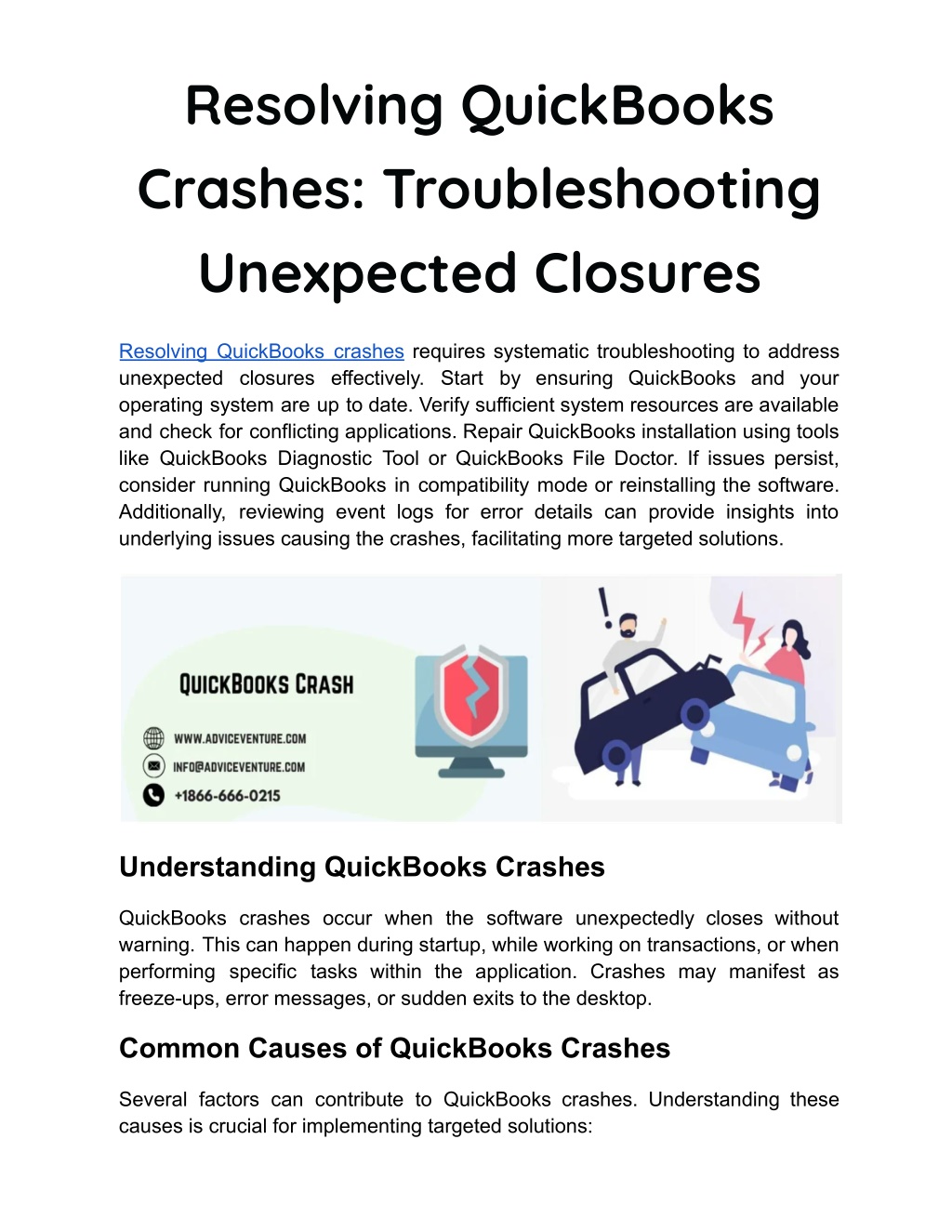 resolving quickbooks crashes troubleshooting l.w