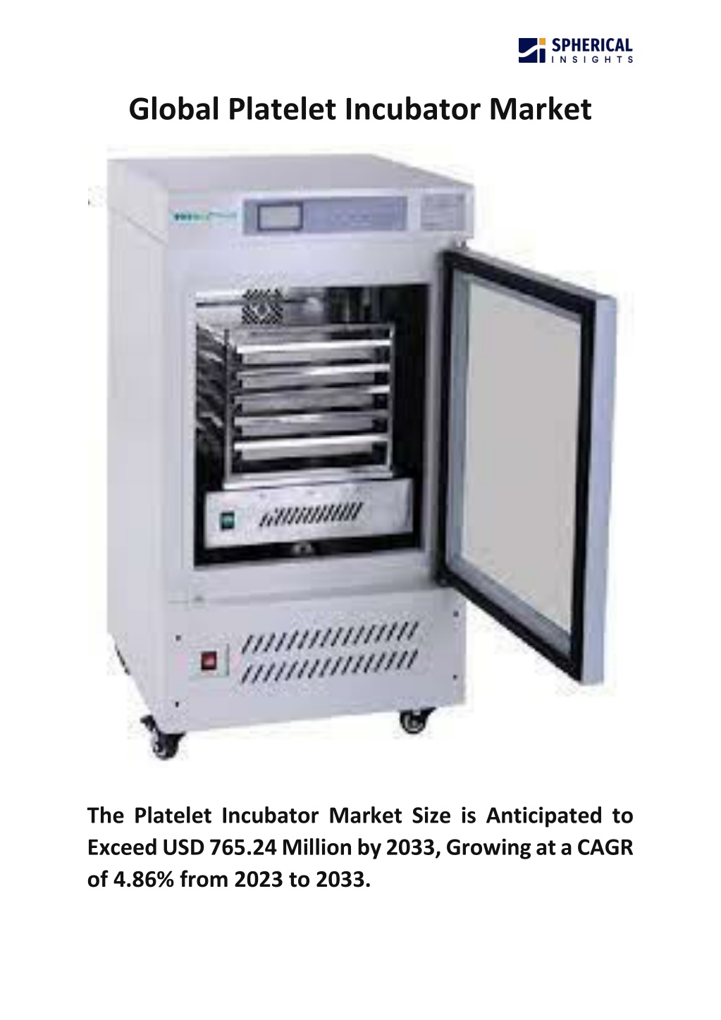 global platelet incubator market l.w