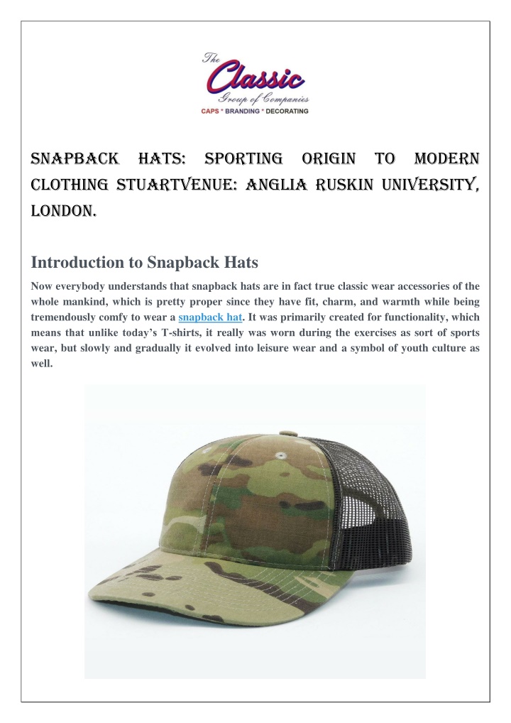 snapback hats sporting origin to modern clothing n.w