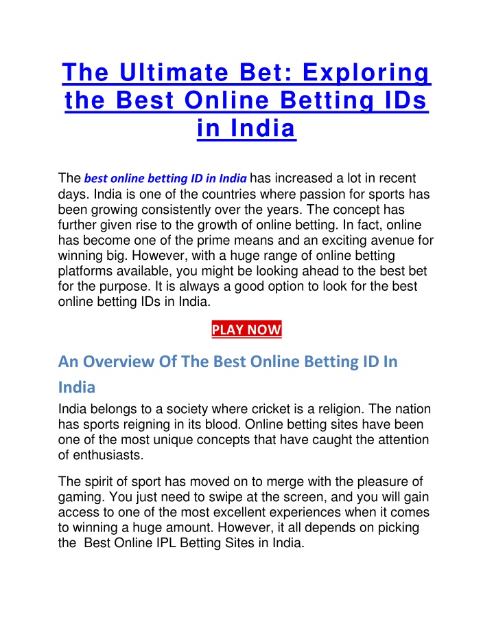 the ultimate bet exploring the best online n.w