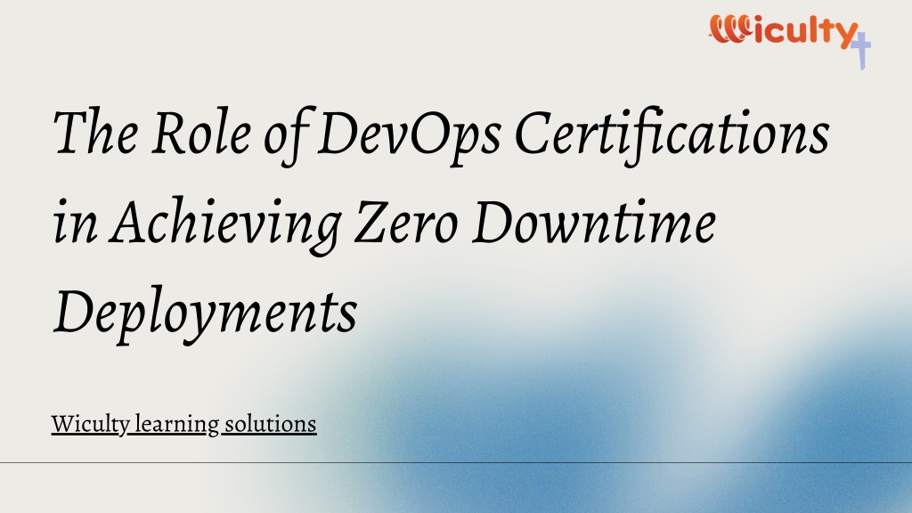 the role of devops certifications in achieving l.w