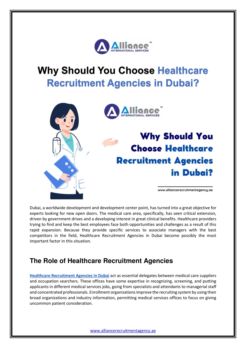 why should you choose healthcare recruitment l.w