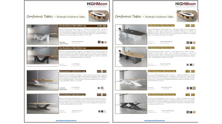High Moon Catalog Conference Tables session 2