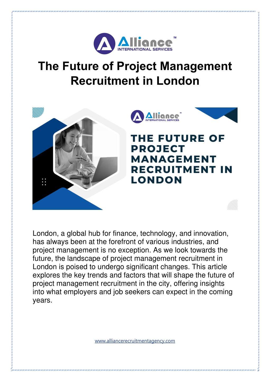 the future of project management recruitment l.w