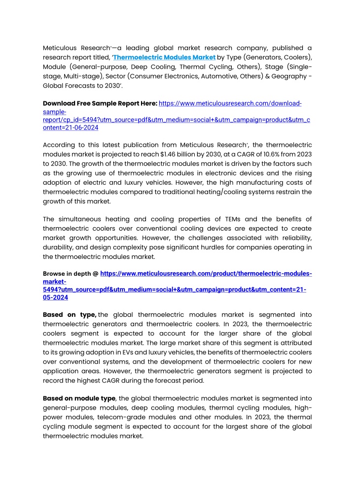 meticulous research a leading global market n.w