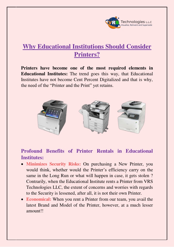 why educational institutions should consider n.w