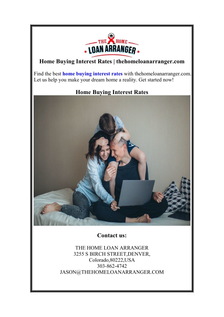 home buying interest rates thehomeloanarranger com n.w