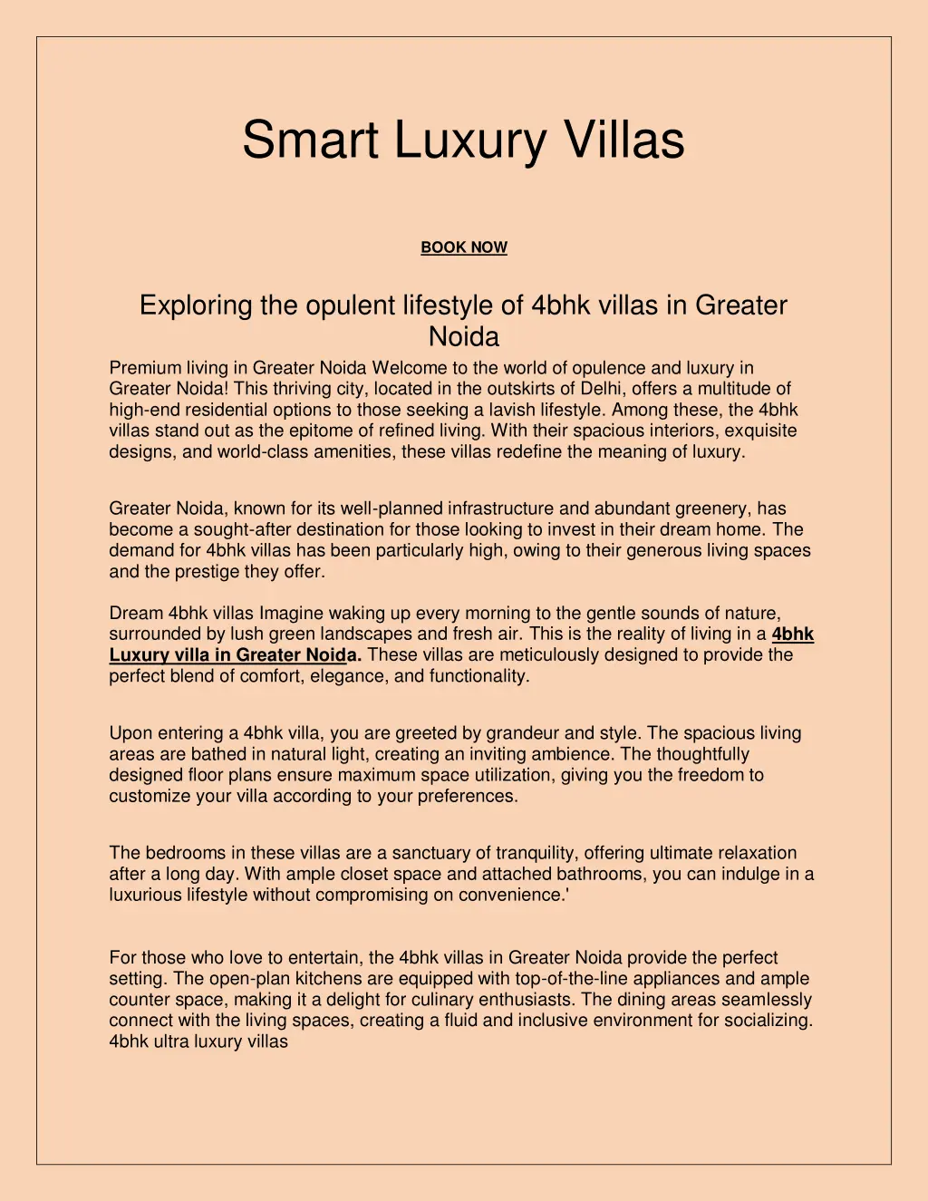 smart luxury villas book now exploring n.