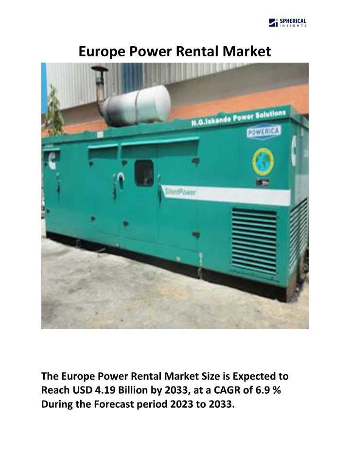europe power rental market n.w
