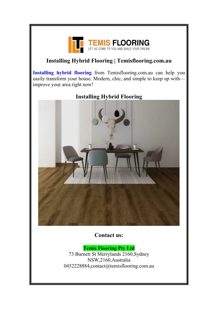 installing hybrid flooring temisflooring com au n.w