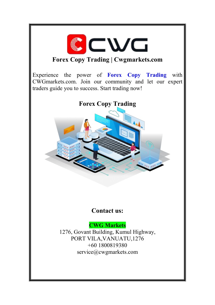 forex copy trading cwgmarkets com n.w