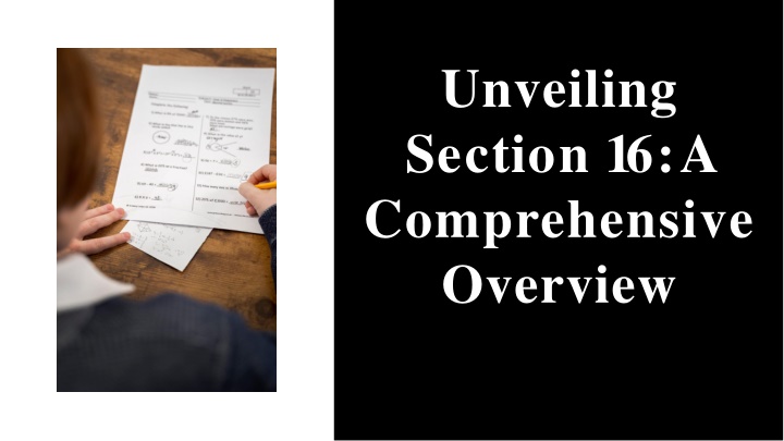 section 16 (2)