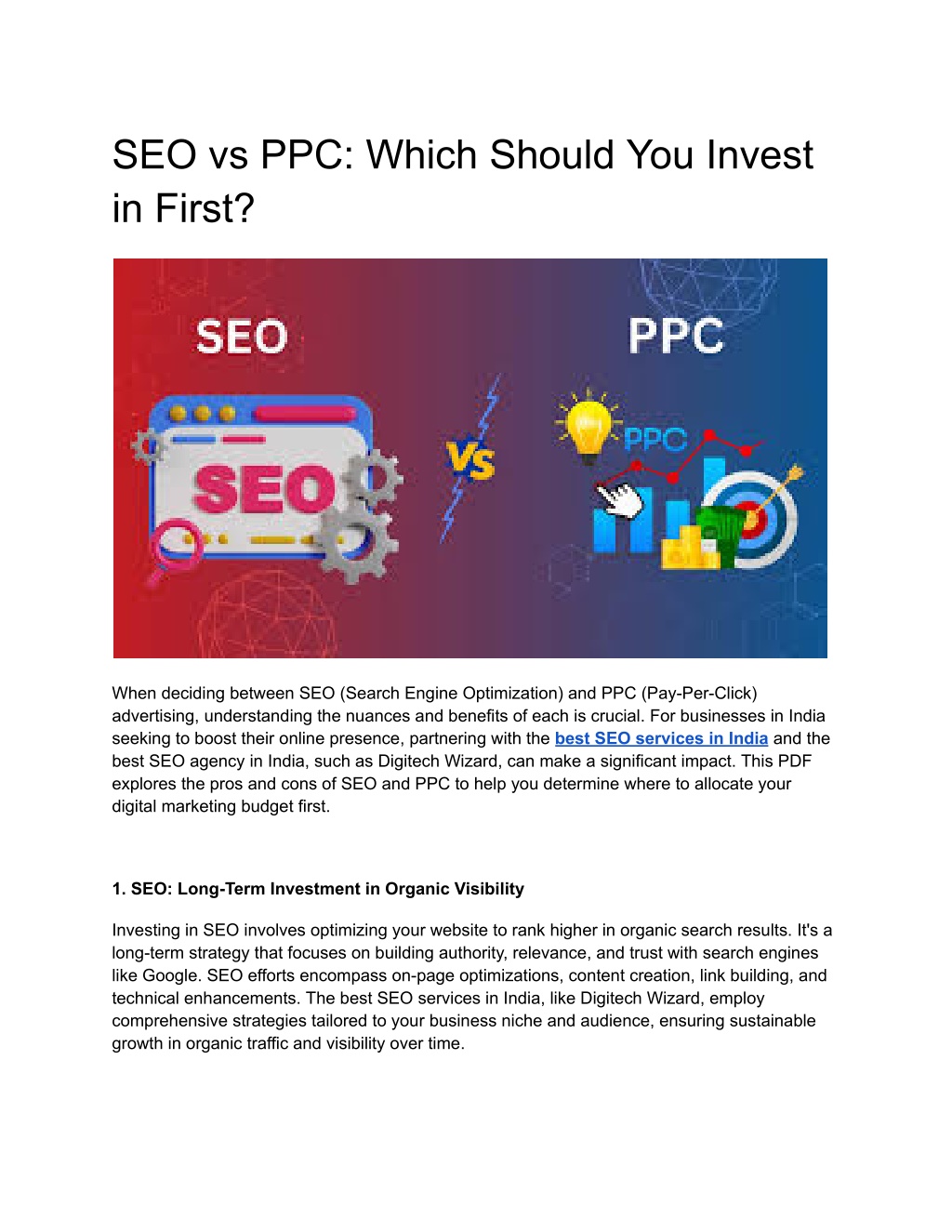 seo vs ppc which should you invest in first l.w