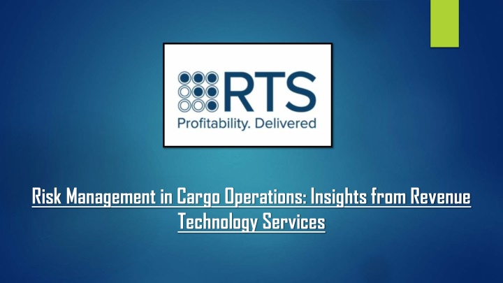 risk management in cargo operations insights from n.w