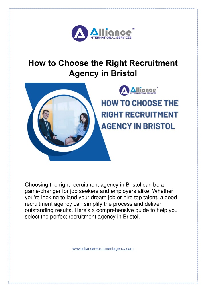how to choose the right recruitment agency n.w
