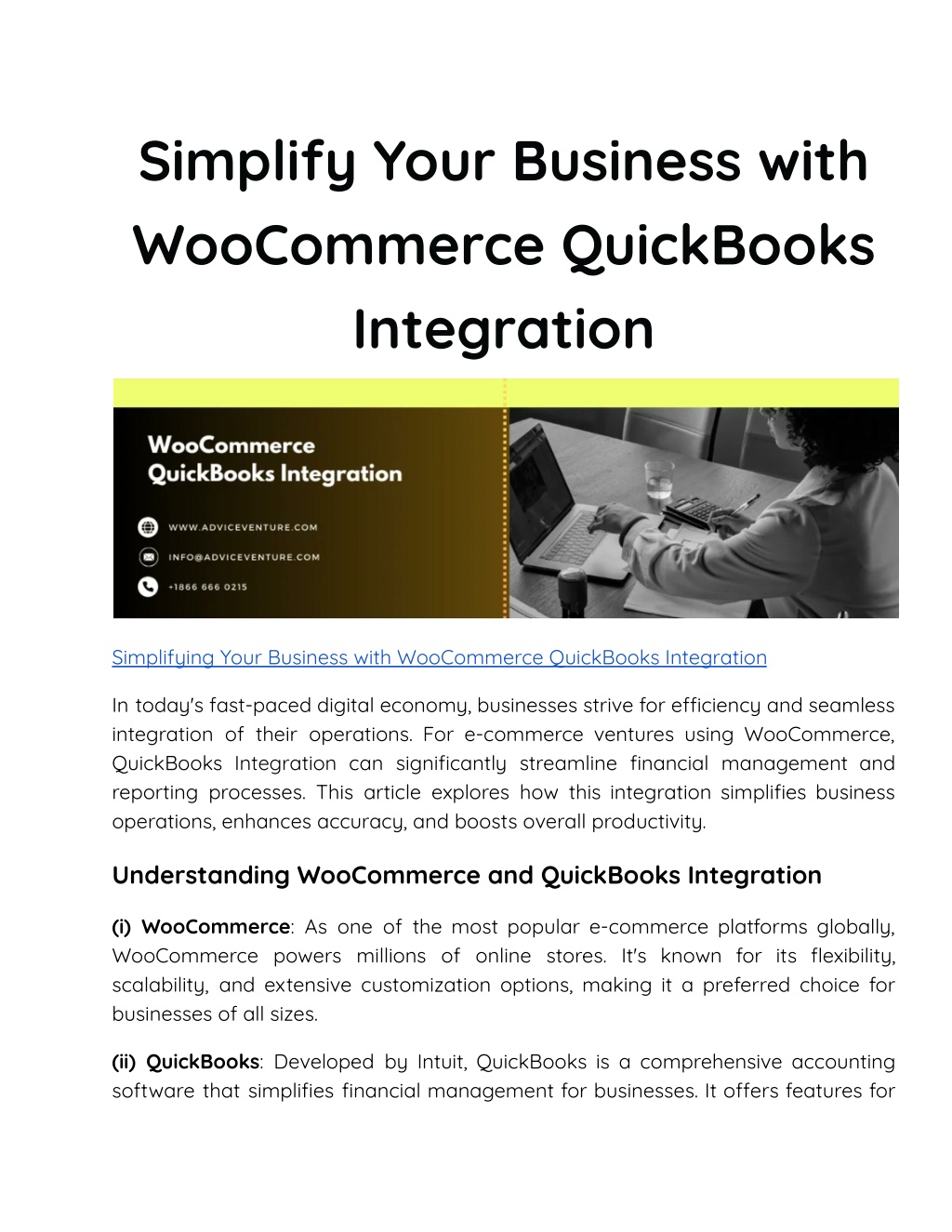 simplify your business with woocommerce l.w