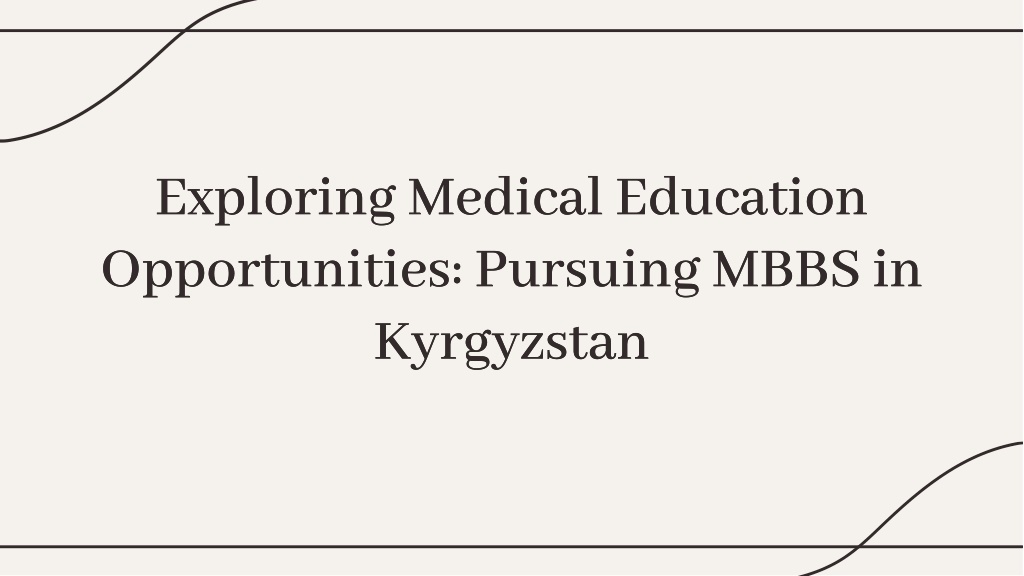 exploring medical education opportunities l.w